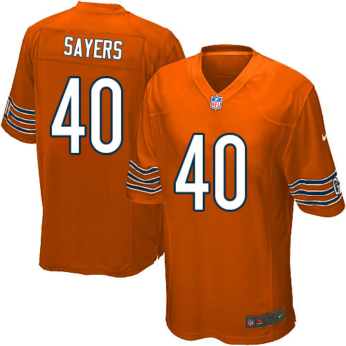 Youth Limited Gale Sayers Nike Jersey Orange Alternate - #40 NFL Chicago Bears